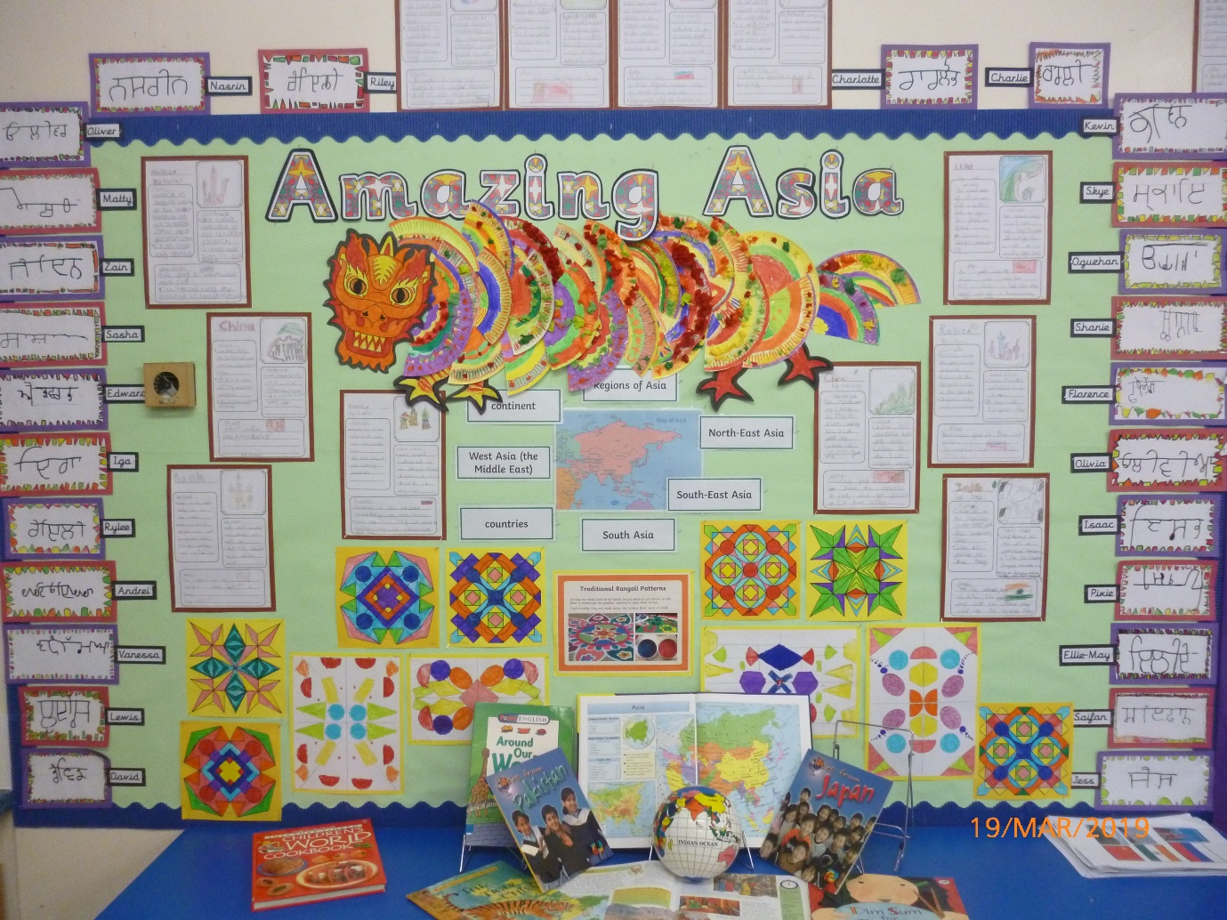 Purple Class Asia Display
